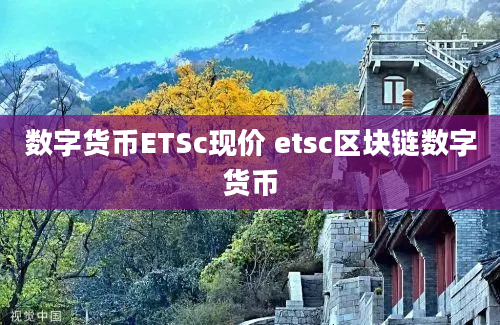 数字货币ETSc现价 etsc区块链数字货币